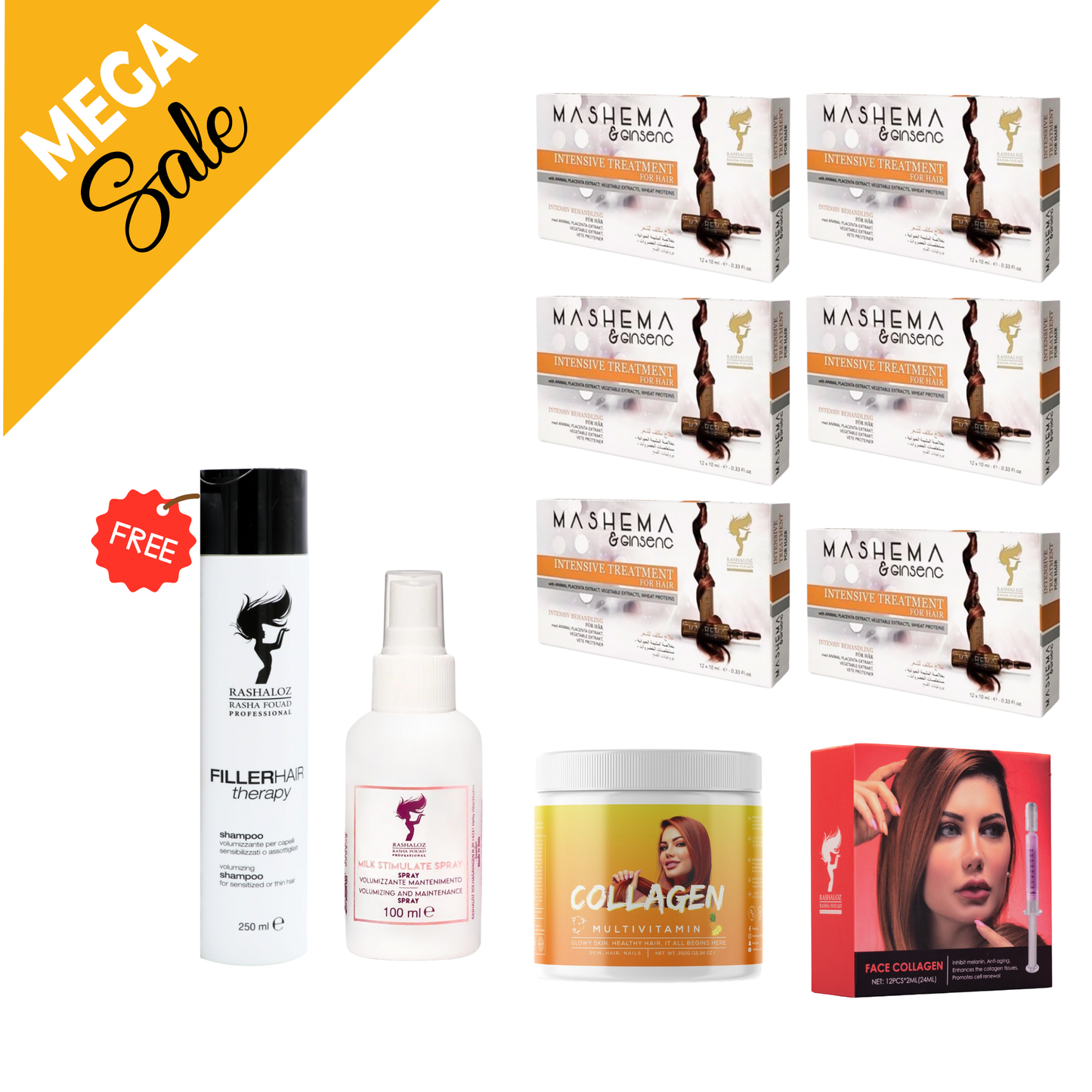 Mega Hair & Beauty Boost Bundle – Mega Offers Exclusive