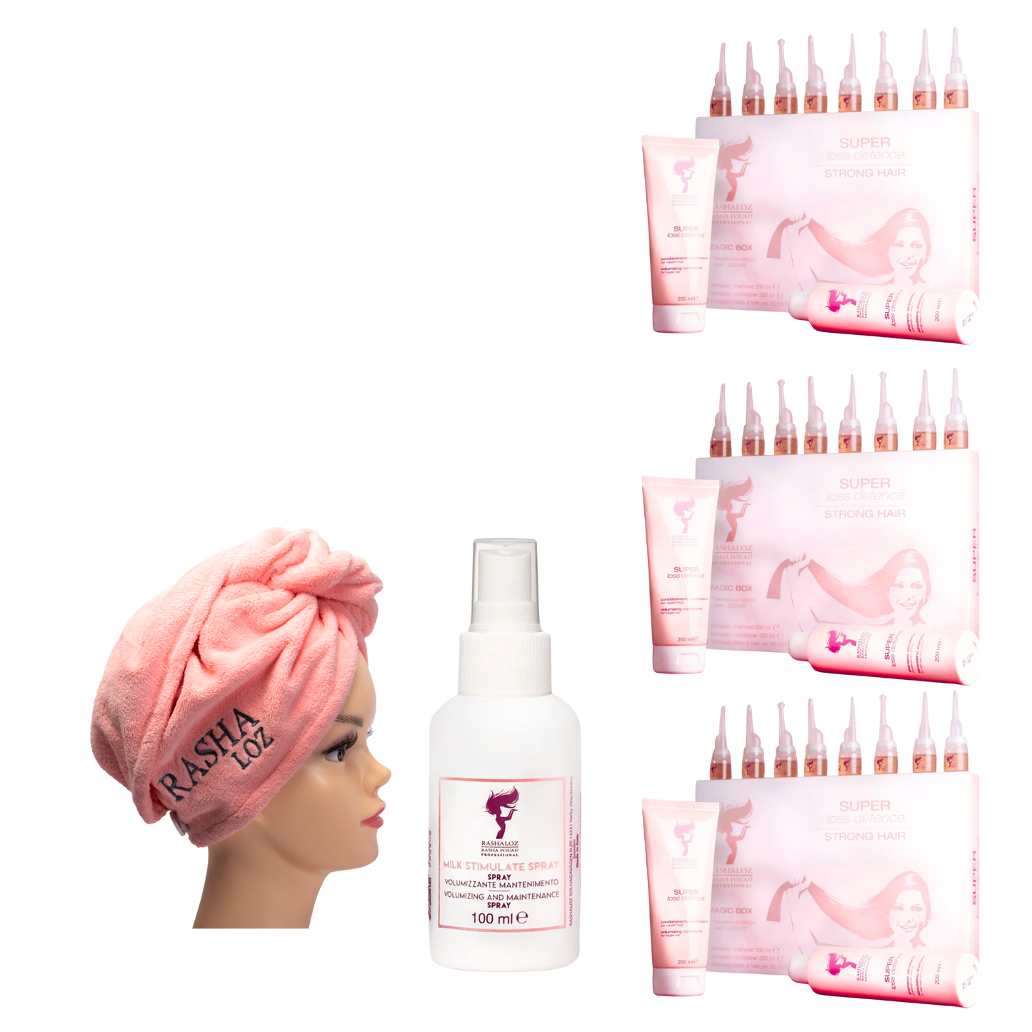 3 Magic Boxes + 1 Milk spray + 1 Towel