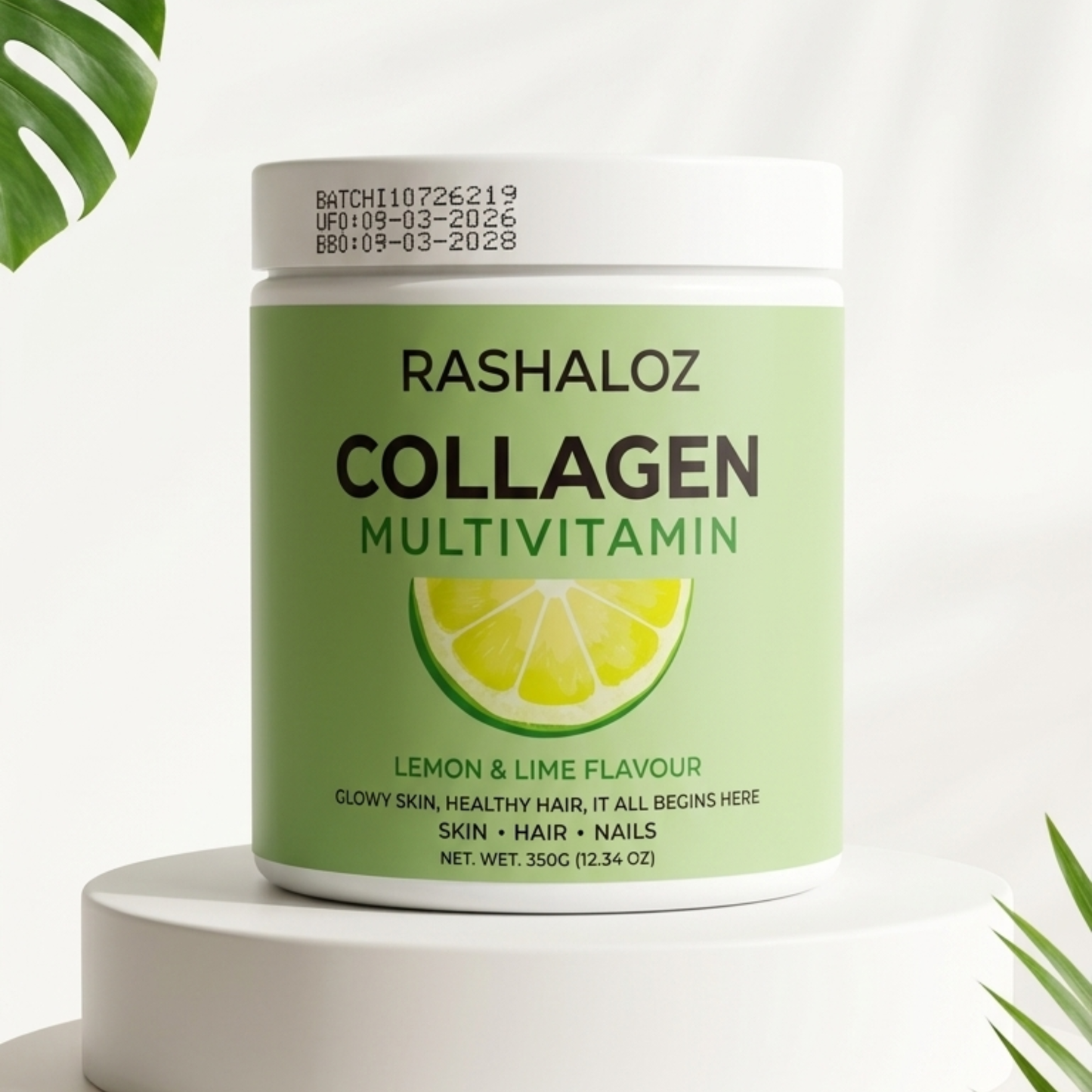 RASHALOZ Collagen Multivitamin Drink – Lemon & Lime