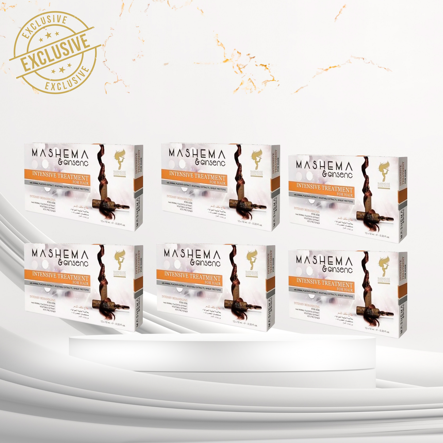 6 boxes Mashema & Ginseng Ampoules