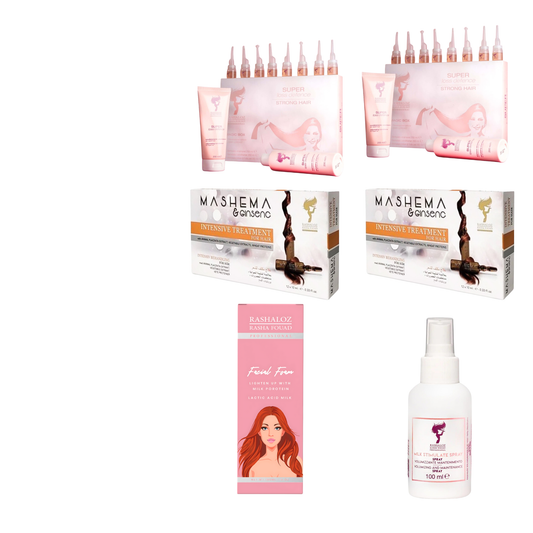 1 Face Foam + 1 Milk Spray+  2 × Mashema +2 magic boxes