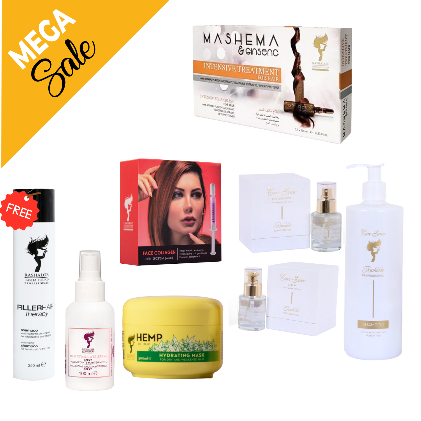 Complete routine for stronger hair & glowing skin — limited Mega Offers savings!