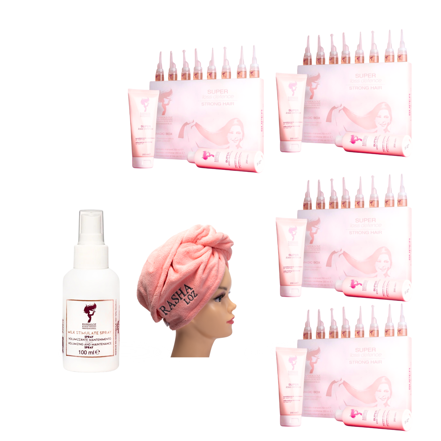 4 magic box+ 1 Milk spray + 1 towel
