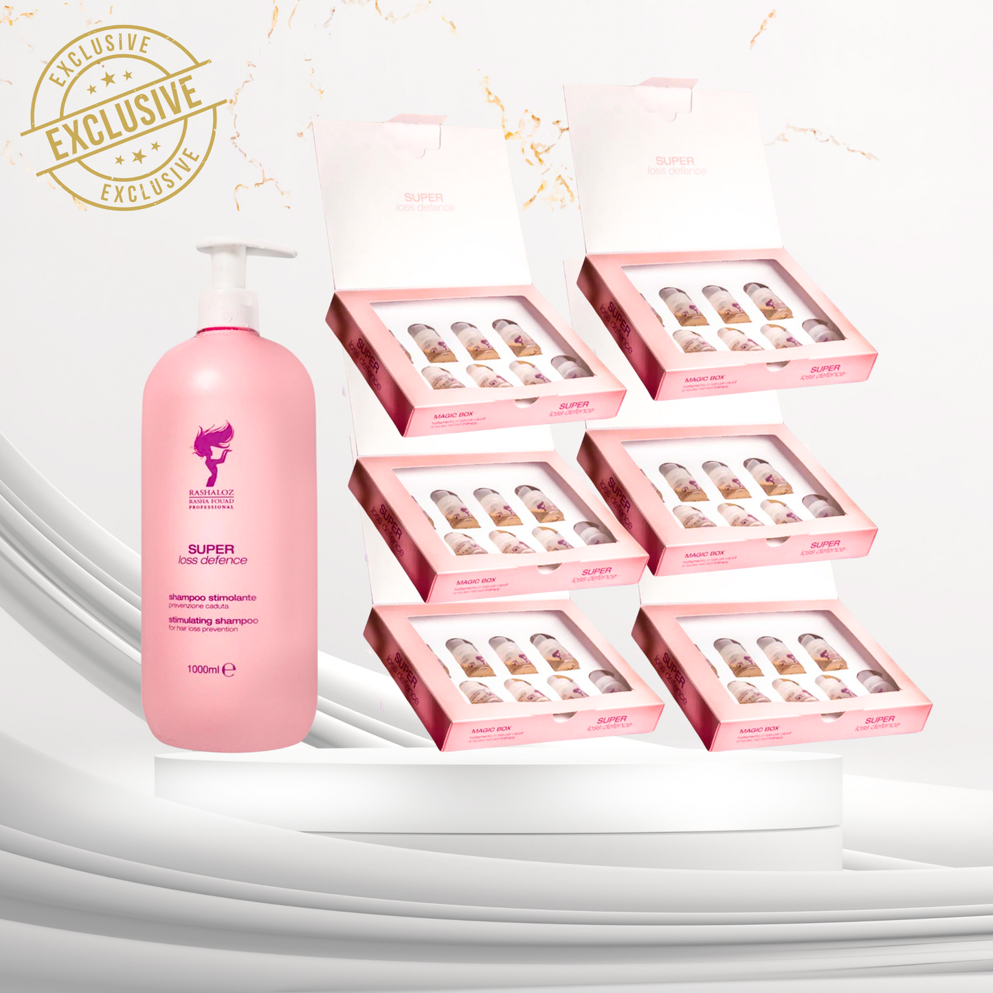 6 Boxes Lavender ampoules + 1 Shampoo Lavender