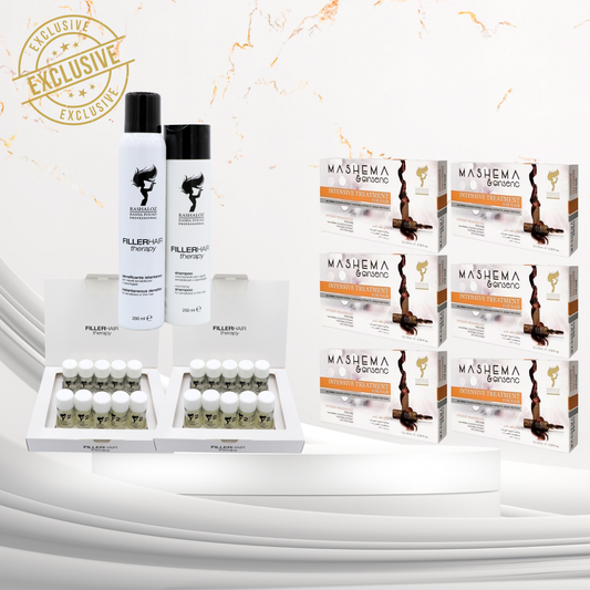 6 Mashema + 2 ampules Fillers + 1 spray Filler + 1 Shampoo Filler