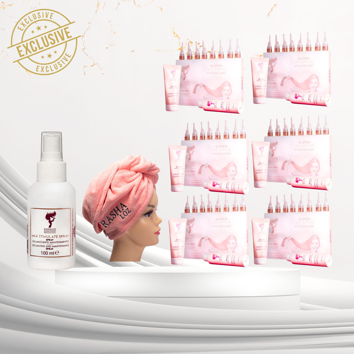 6 Magic boxes + 1 Milk Spray + 1 towel