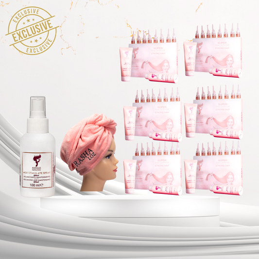6 Magic boxes + 1 Milk Spray + 1 towel