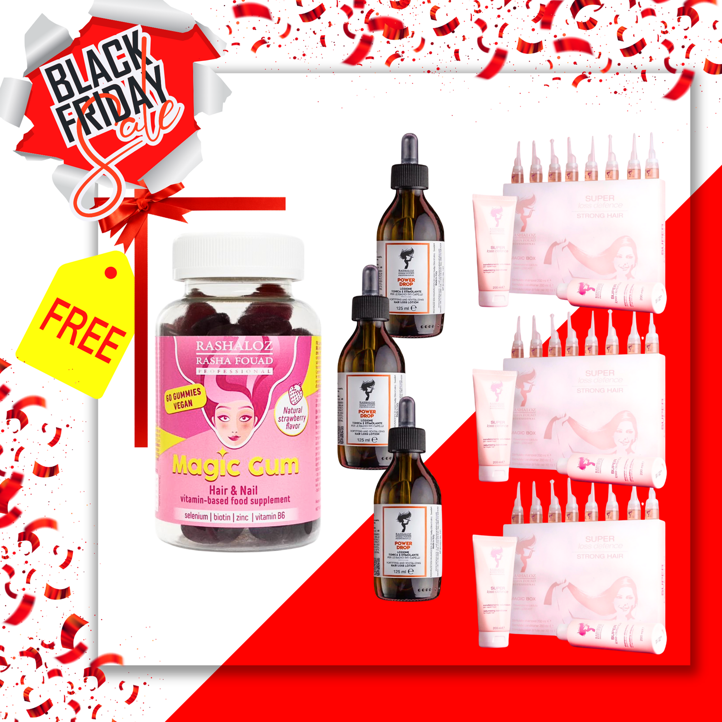 3 magic box +3 Power drops + Special Offer: Get a 3-month course + Magic Gum for free