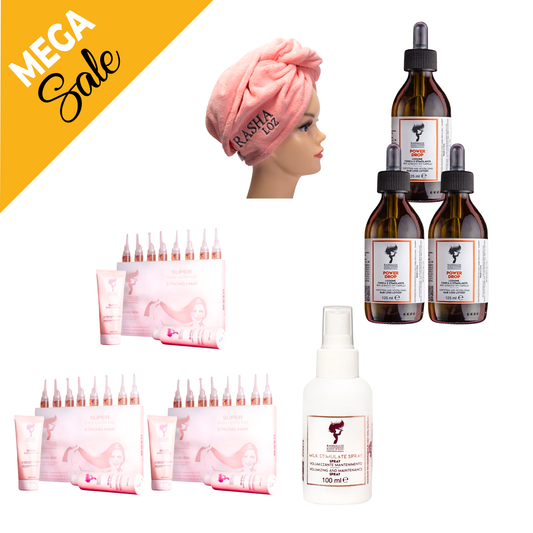 3 Magic Box + 3 power drop+ 1 Milk spray + 1 towel