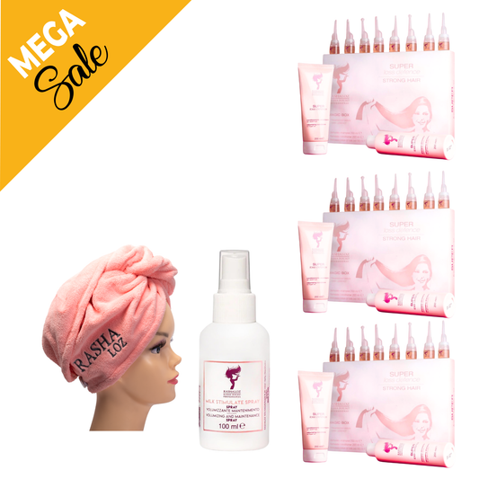 3 Magic Boxes + 1 Collagen drink 🍍 + 1 Milk spray + 1 Towel