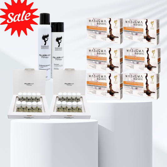6 Mashema + 2 ampules Fillers + 1 spray Filler + 1 Shampoo Filler